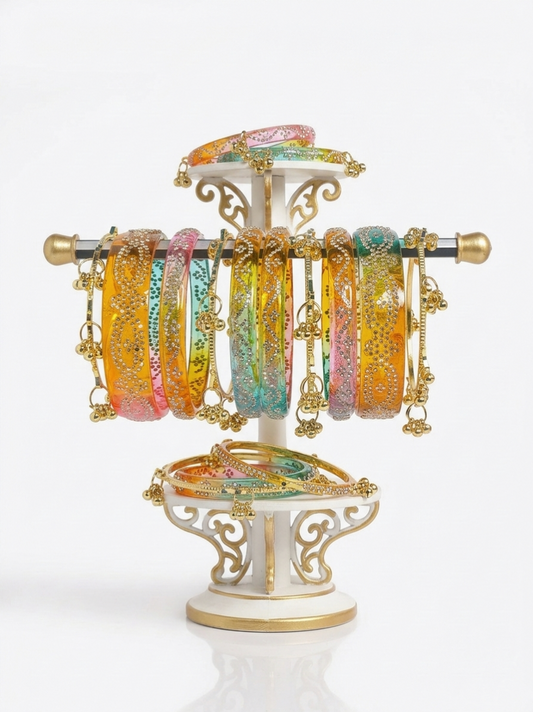 Pink Kashmiri Bangles For Women