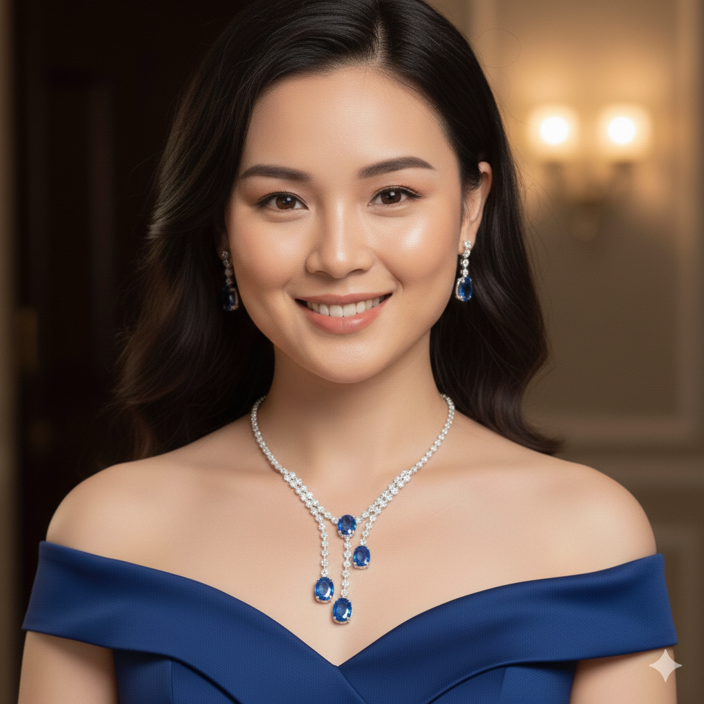 Premium AD Stone Necklace